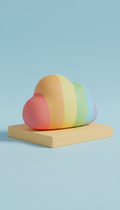 Rainbow Cloud Squishy Toy